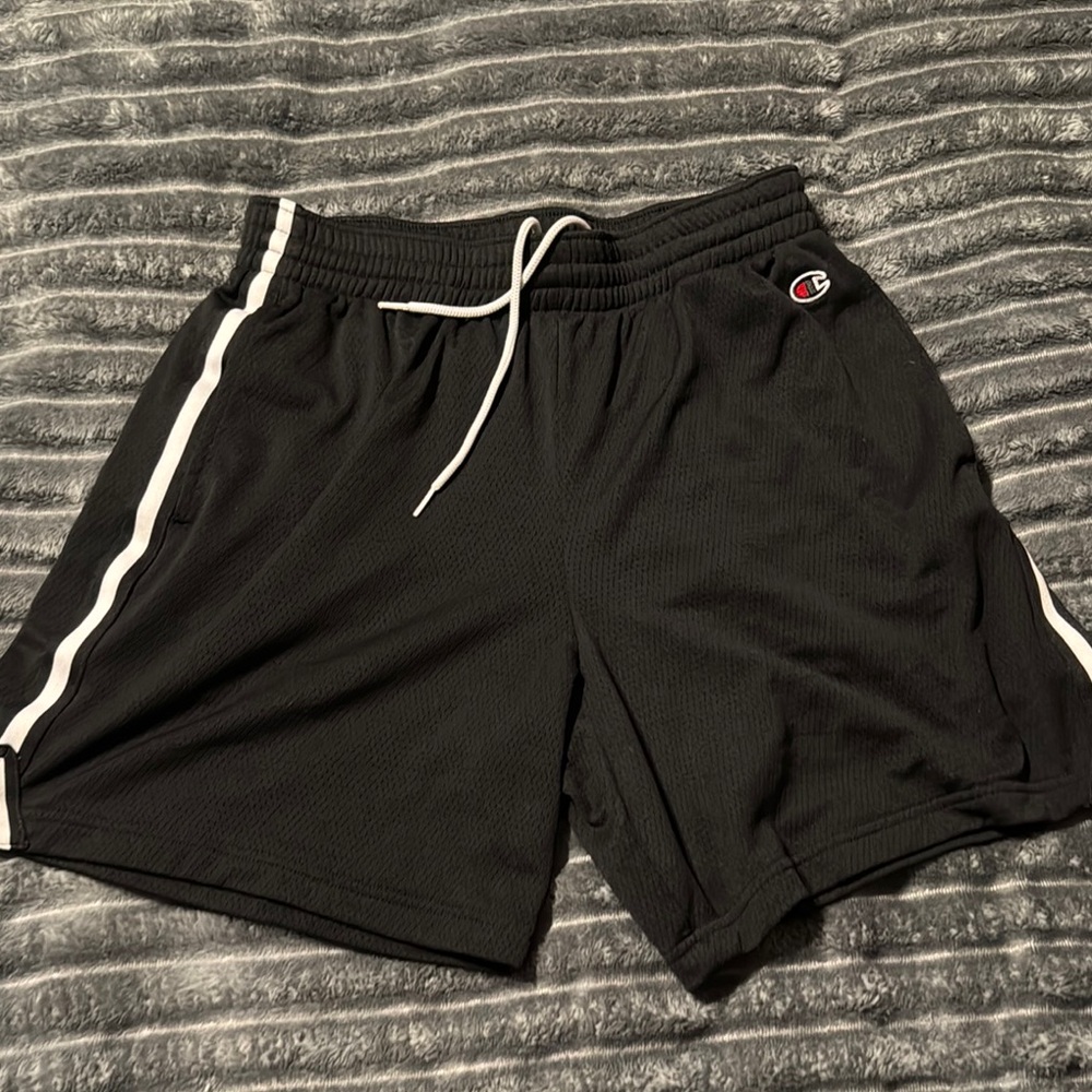 Champion Men's Black Athletic Shorts